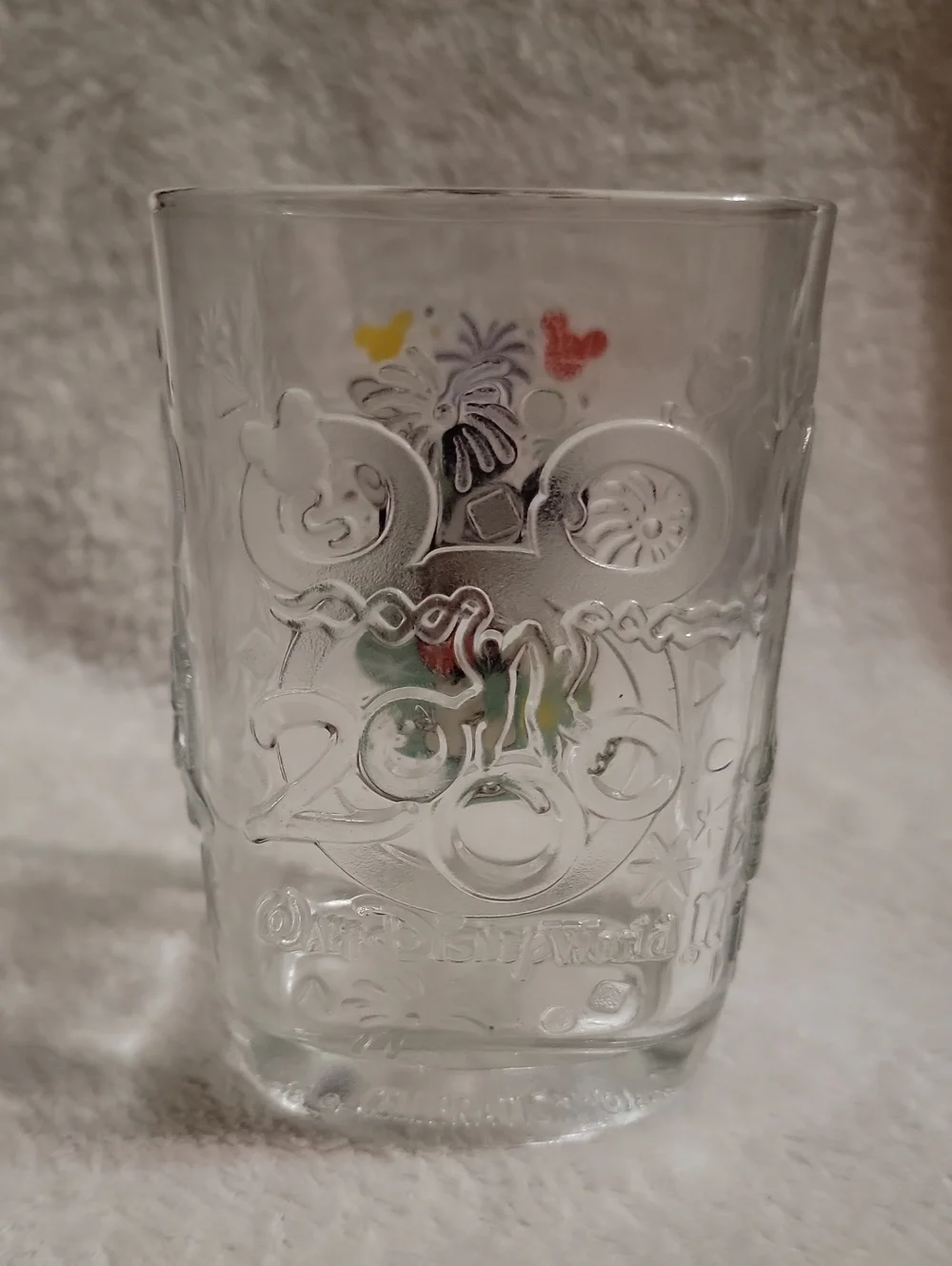 Vintage Mickey Mouse McDonald's commemorative glass